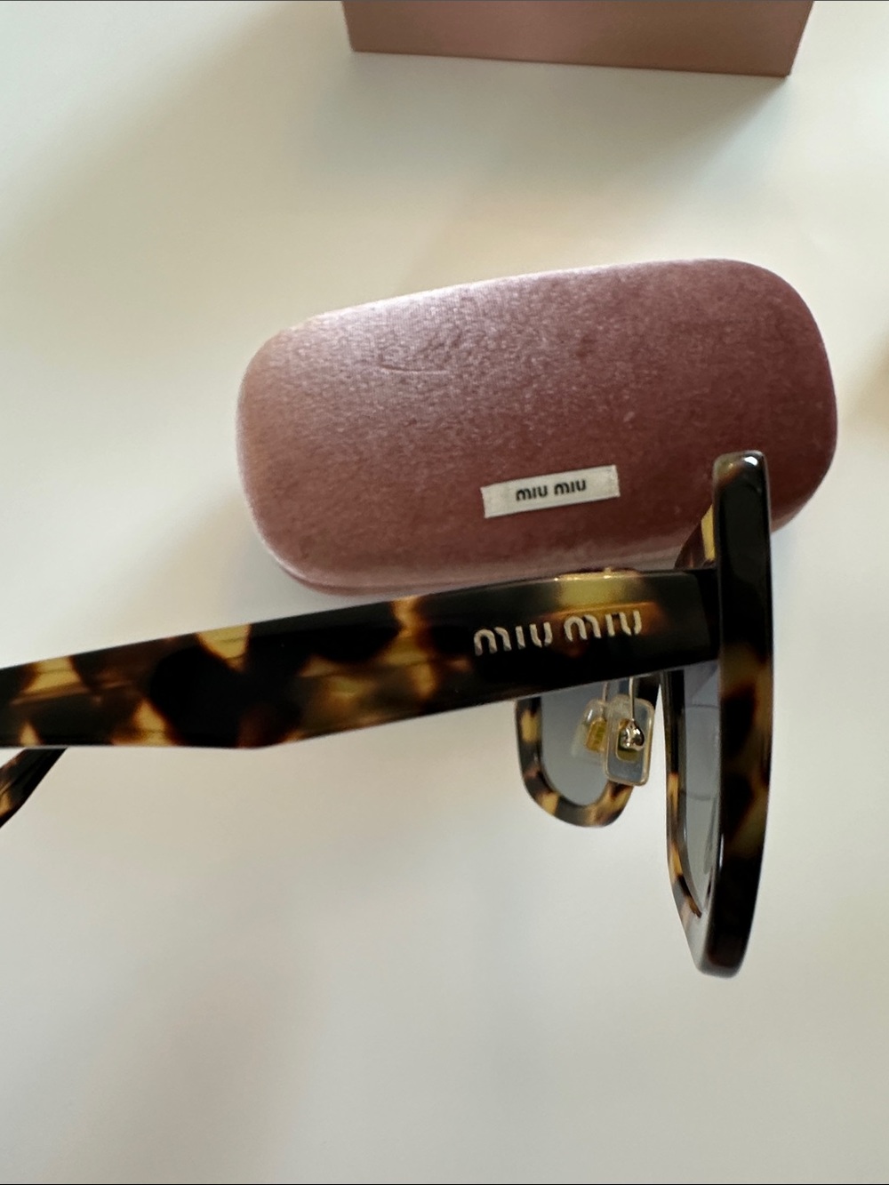 Miu Miu Tortoise Women’s Sunglasses - Picture 5 of 11